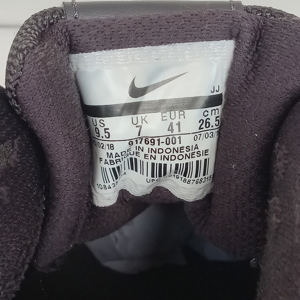 Nike Air Max 1 LX LUX Logo Print Women's Shoes Oil Grey 917691-001 - Picture 4 of 11